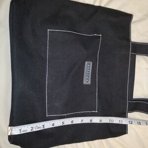 Essentials Black Shoulder Bag